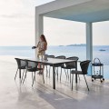 LEAN Cane-line krzesła ze stołem PURE