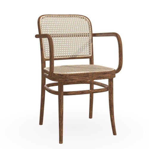 TON 811 krzesło z plecionką rattanową B130.A Antique classic