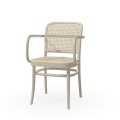 TON 811 krzesło z plecionką rattanową B31 Sandy beige