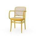 TON 811 krzesło z plecionką rattanową B32 Ginger yellow