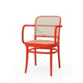 TON 811 krzesło z plecionką rattanową B42 Coral orange