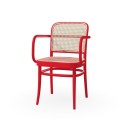 TON 811 krzesło z plecionką rattanową B43 Ruby red