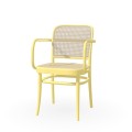 TON 811 krzesło z plecionką rattanową B44 Creamy yellow