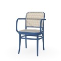TON 811 krzesło z plecionką rattanową B52 Blue beries