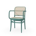 TON 811 krzesło z plecionką rattanową B61 Lichen green
