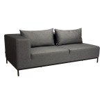 TAAVI sofa modułowa prawa silk black.