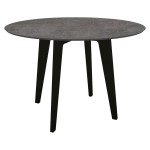 OSKAR stół STERN. Czarny . 110 cm. 