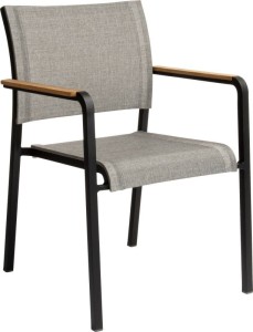 TILO krzesło ogrodowe  czarne.  