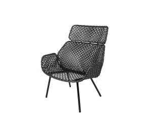VIBE fotel ogrodowy Highback Black.