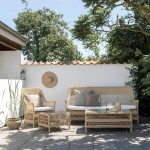 DAWN zestaw wypoczynkowy. Georgia Garden Natural.   