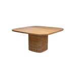 MELLOW stół 144x144  Teak.
