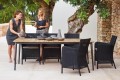 HAMPSTED Cane-line czarne fotele i stół CORE lava grey 210x100.JPG