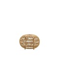 OTTOMAN pufa rattanowa mała