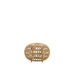 OTTOMAN pufa rattanowa mała