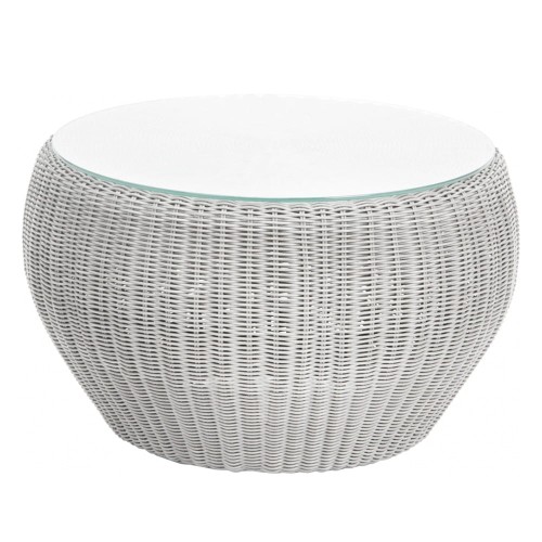 ANNY stolik - podnóżek vintage white STERN