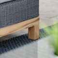 FONTANA moduł środkowy z podstawą teak