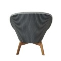 Peacock Cane-line fotel wypoczynkowy grey