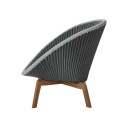 Peacock Cane-line fotel wypoczynkowy grey