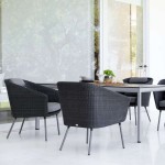 MEGA krzesła ogrodowe ze stołem DROP