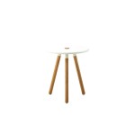 AREA Cane-line stolik-stołek BIAŁY 