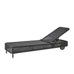 PRESLEY  łóżko do opalania grafitowe