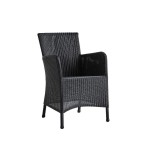 HAMPSTED Cane-line fotel ogrodowy czarny