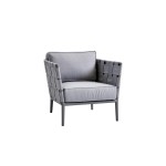 CONIC Cane-line Air-Touch® fotel Lounge. light grey