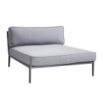 CONIC Cane-line Air-Touch® DAYBED. light grey