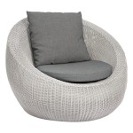 ANNY fotel wypoczynkowy vintage white