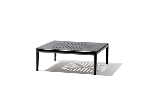 CONIC Cane-line stolik kawowy Lava grey