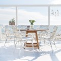 MARGRET krzesła ogrodowe DW ze stołem GEORGE