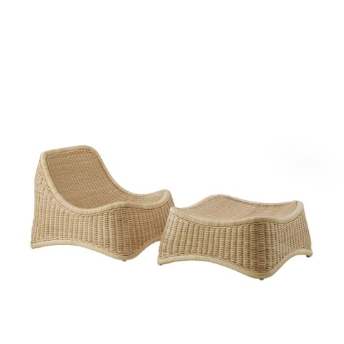 CHILL fotel z podnóżkiem. Designed by Nanna Ditzel