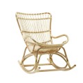 MONET rattanowy fotel bujany