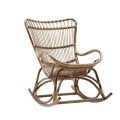 MONET rattanowy fotel bujany