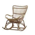 MONET rattanowy fotel bujany