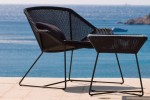 BREEZE Cane-line czarne meble wyplatane