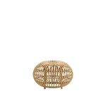 OTTOMAN pufa rattanowa duża