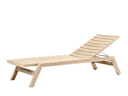 COSTES teakowy leżak ogrodowy