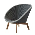 Peacock Cane-line fotel wypoczynkowy grey