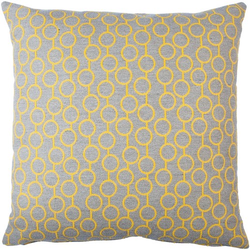 STERN poduszka dekoracyjna 45x45x10. Circle yellow