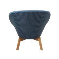 Peacock Cane-line fotel wypoczynkowy blue