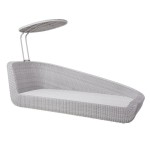 SAVANNAH DAYBED moduł lewy white-grey